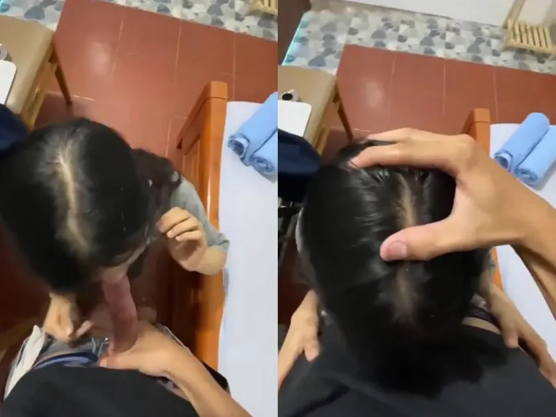 Xin má qua nhà bạn học thêm, nữ học sinh c3 bị anh yêu xả sữa chua vào mồm