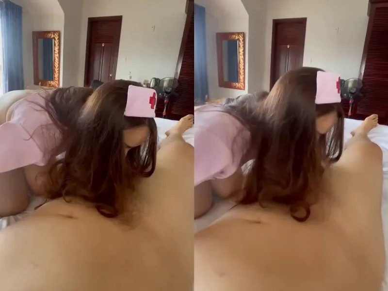 Xxx em ngành cosplay hộ lý trong nhà nghỉ || p1